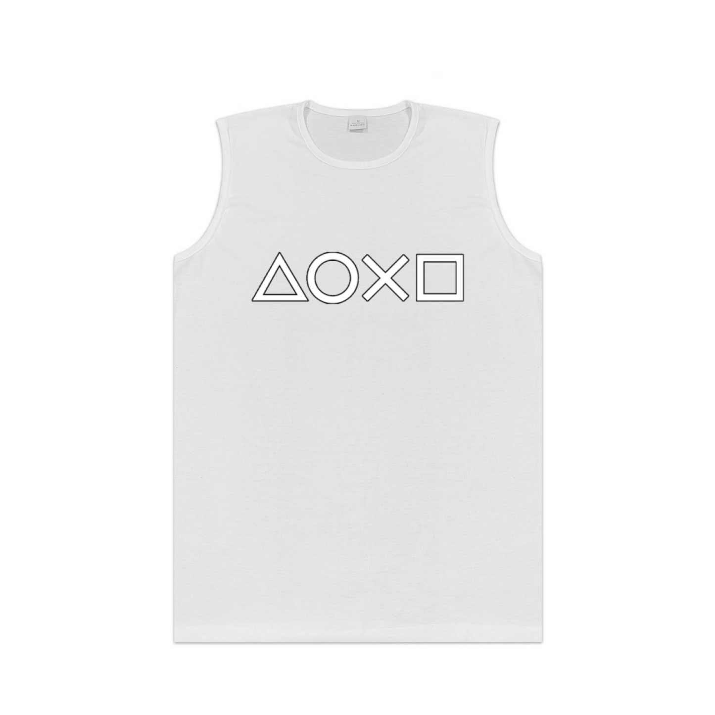 Playstation Controller Symbols Minimal Gamer Tank Top