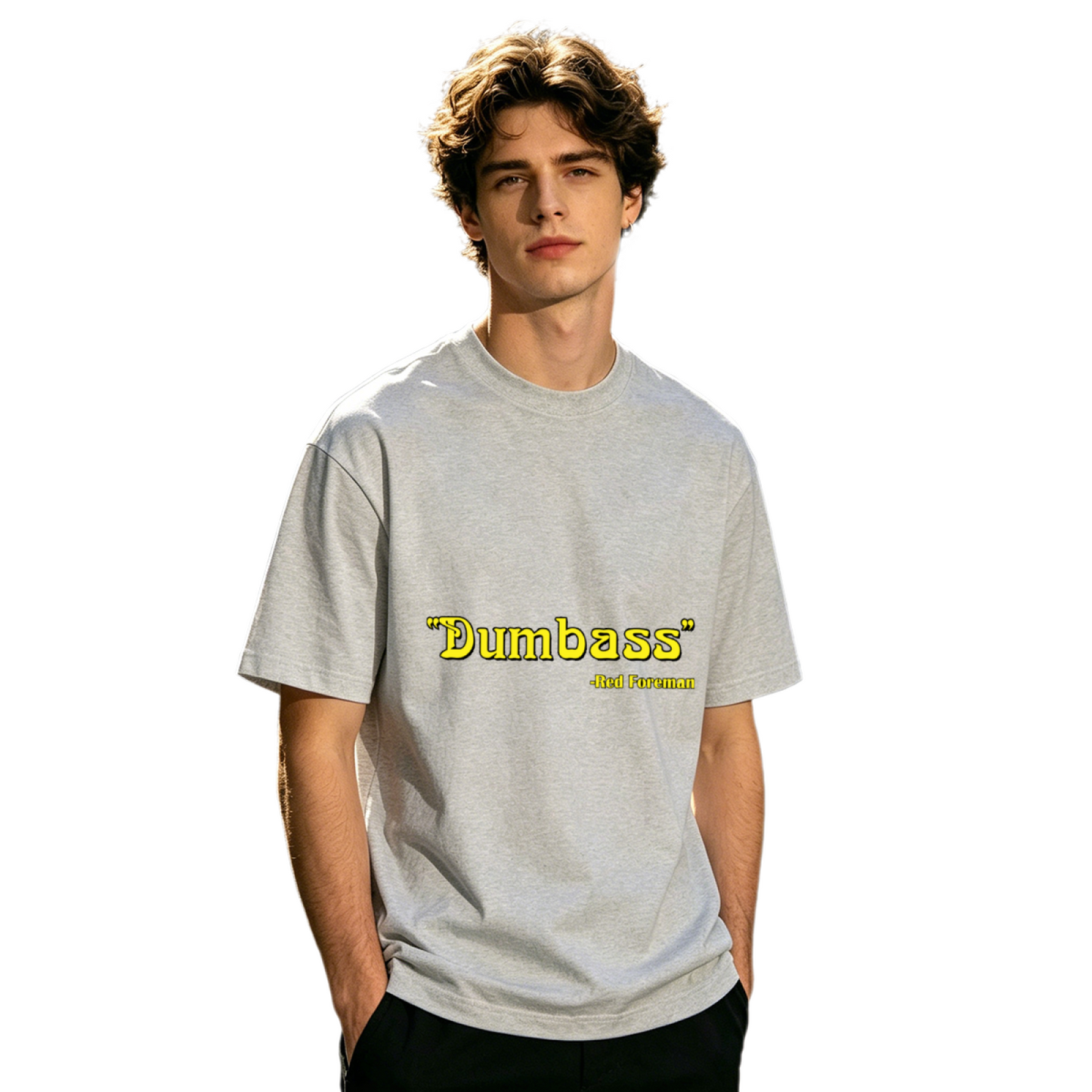 Men's Retro Western Cowboy Desert Vintage Print Casual Tee