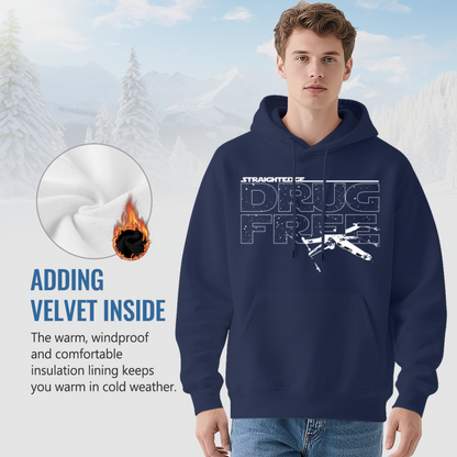 Star Wars Drug Free Spaceship Navy Hoodie, Unisex Lightweight Cozy Sweatshirt