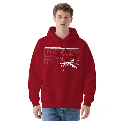 Star Wars Drug Free Spaceship Navy Hoodie, Unisex Lightweight Cozy Sweatshirt