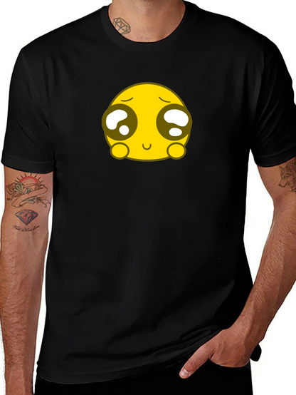 Cute Emoji Black T-Shirt