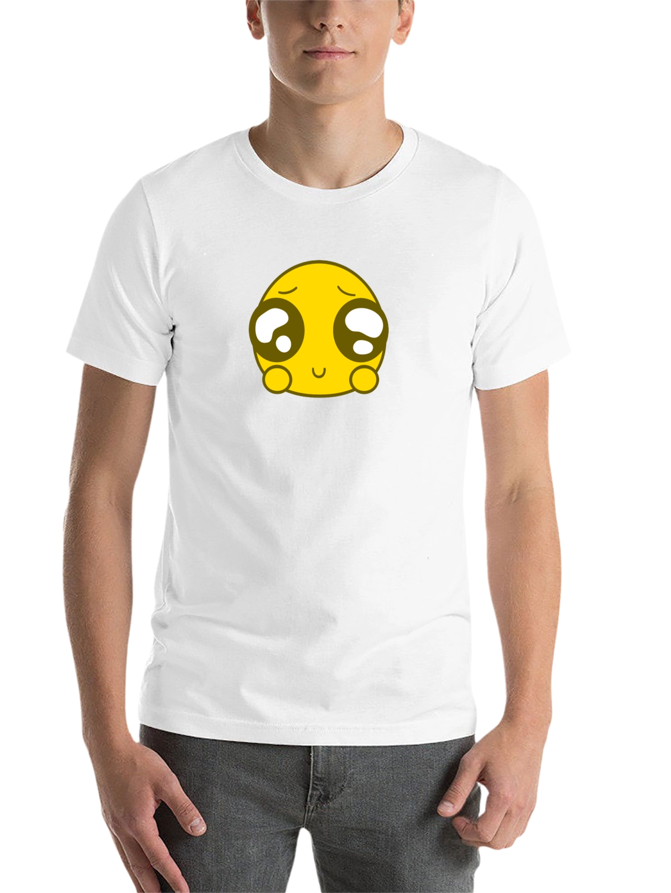 Cute Emoji Black T-Shirt