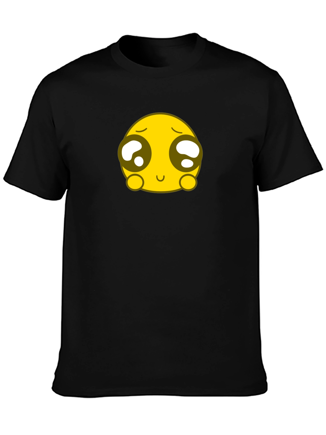 Cute Emoji Black T-Shirt