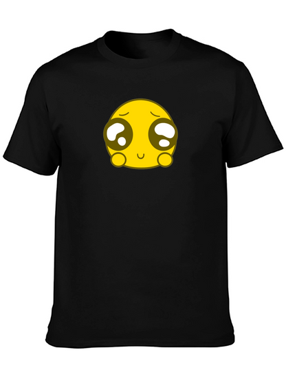 Cute Emoji Black T-Shirt