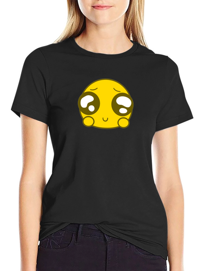 Cute Emoji Black T-Shirt