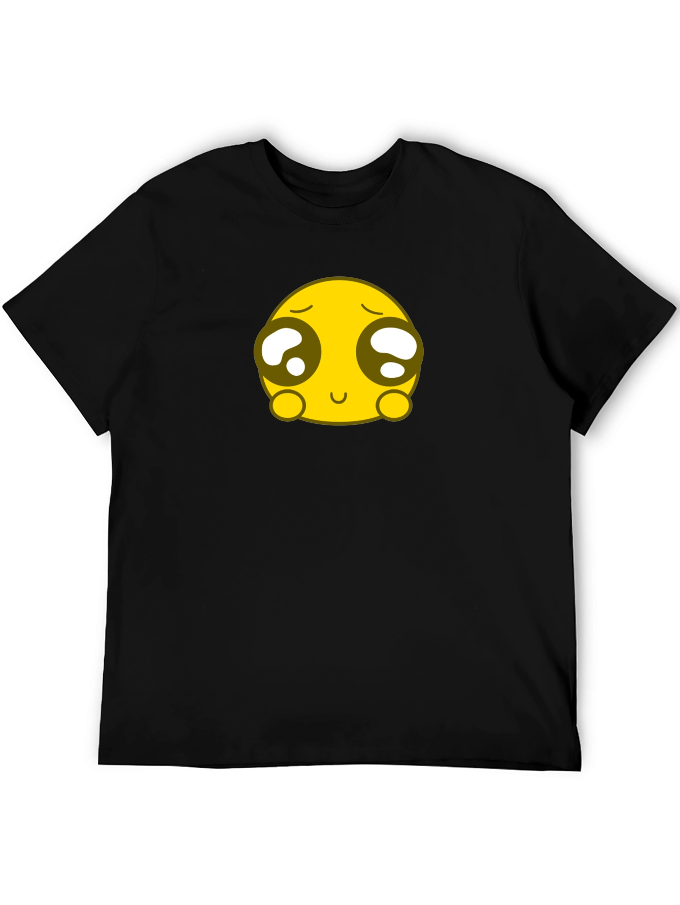 Cute Emoji Black T-Shirt