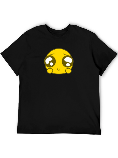 Cute Emoji Black T-Shirt