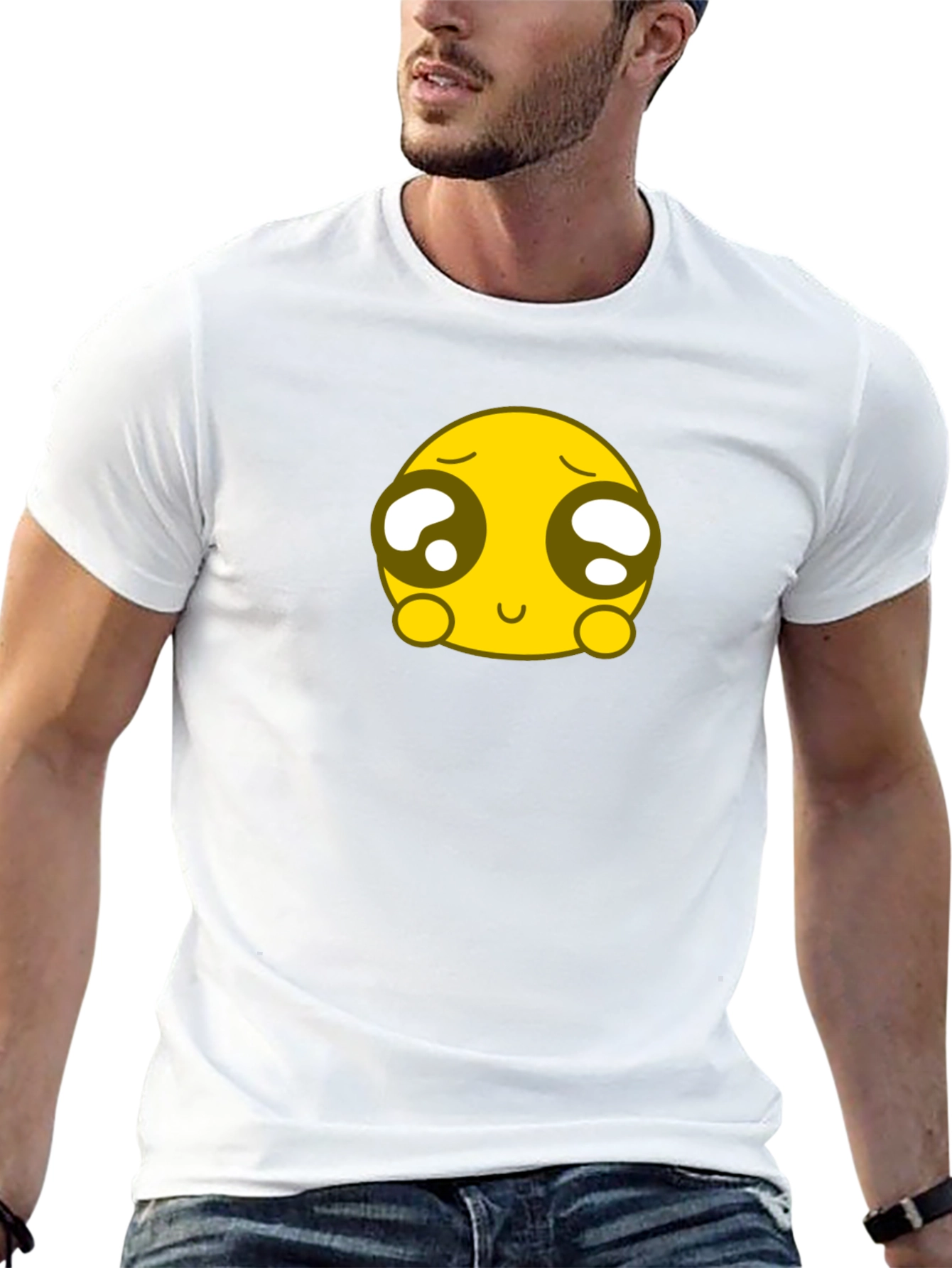 Cute Emoji Black T-Shirt