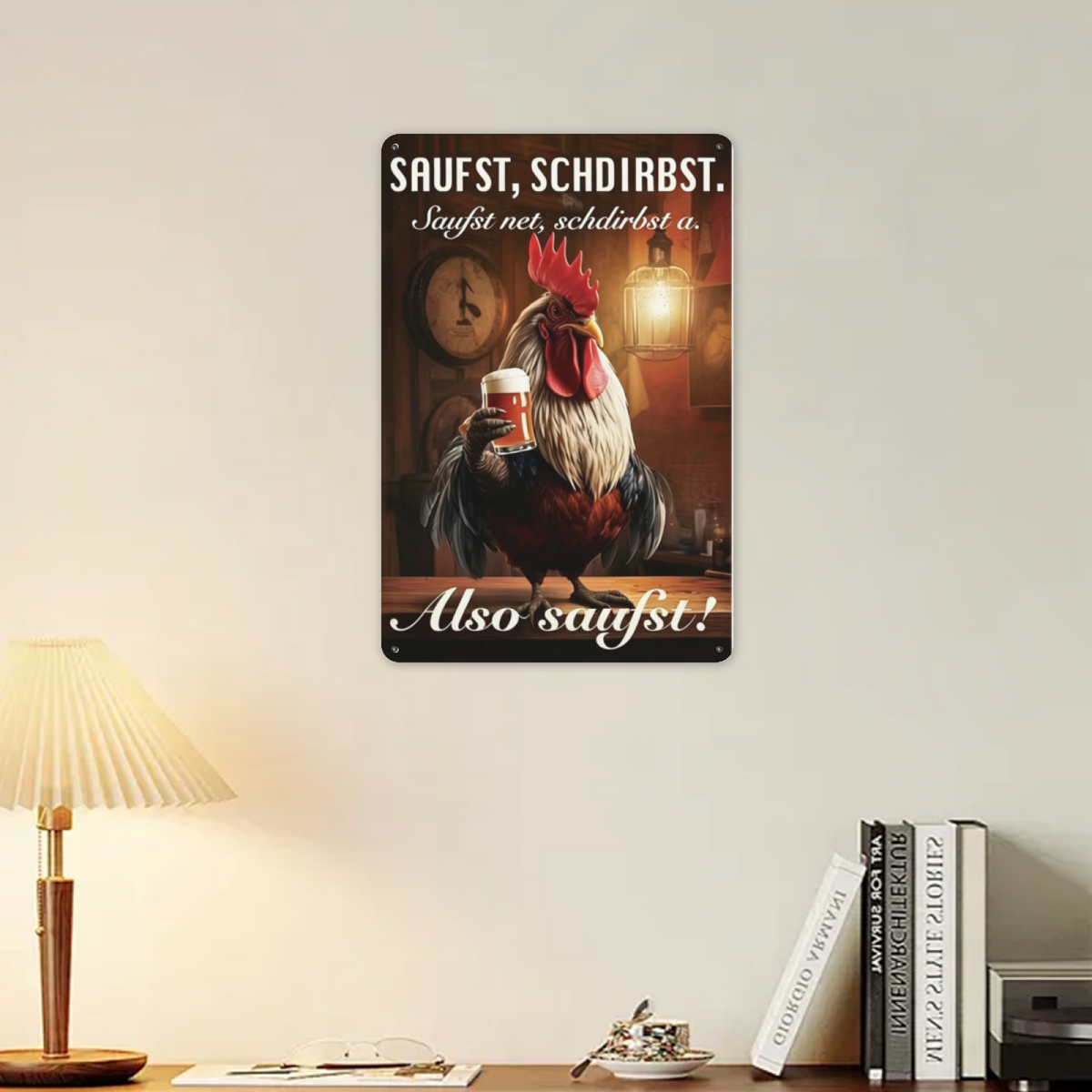 Funny Workshop Quote Mechanic Retro Rusty Metal Sign