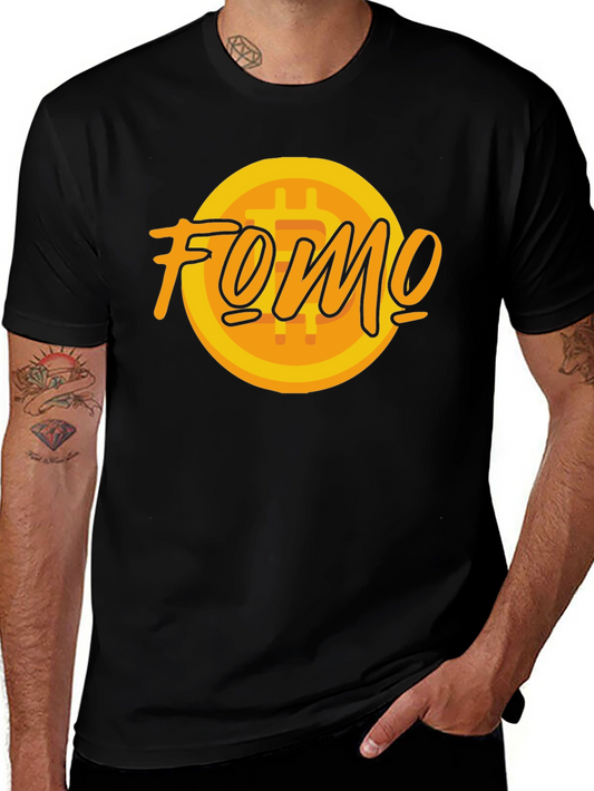FOMO Bitcoin T-Shirt - Fear of Missing Out Crypto Tee