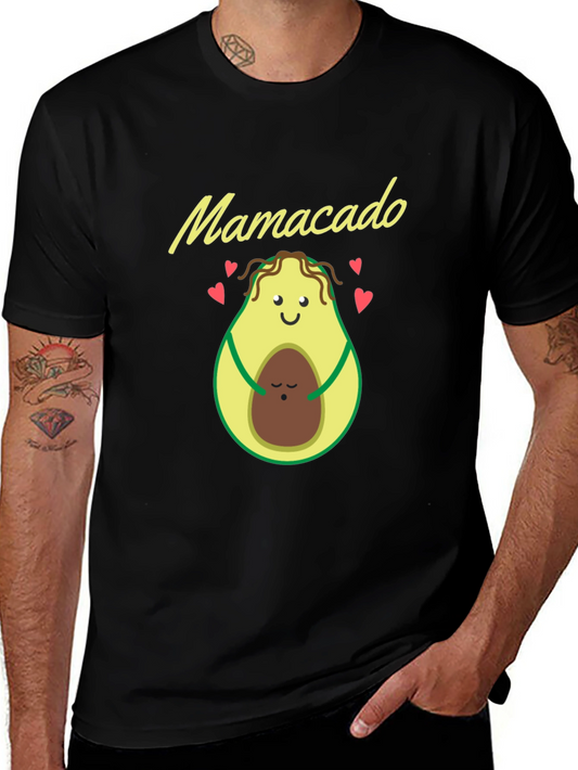 Mamacado Black T-Shirt - Avocado Mom & Baby