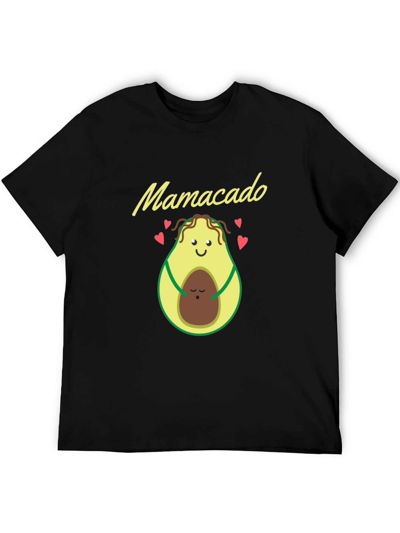 Mamacado Black T-Shirt - Avocado Mom & Baby