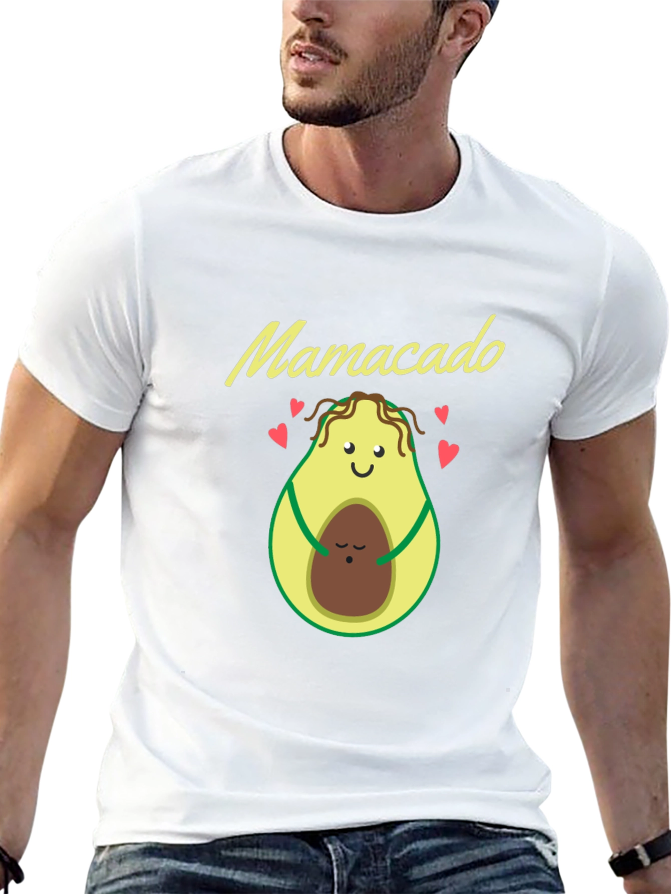 Mamacado Black T-Shirt - Avocado Mom & Baby