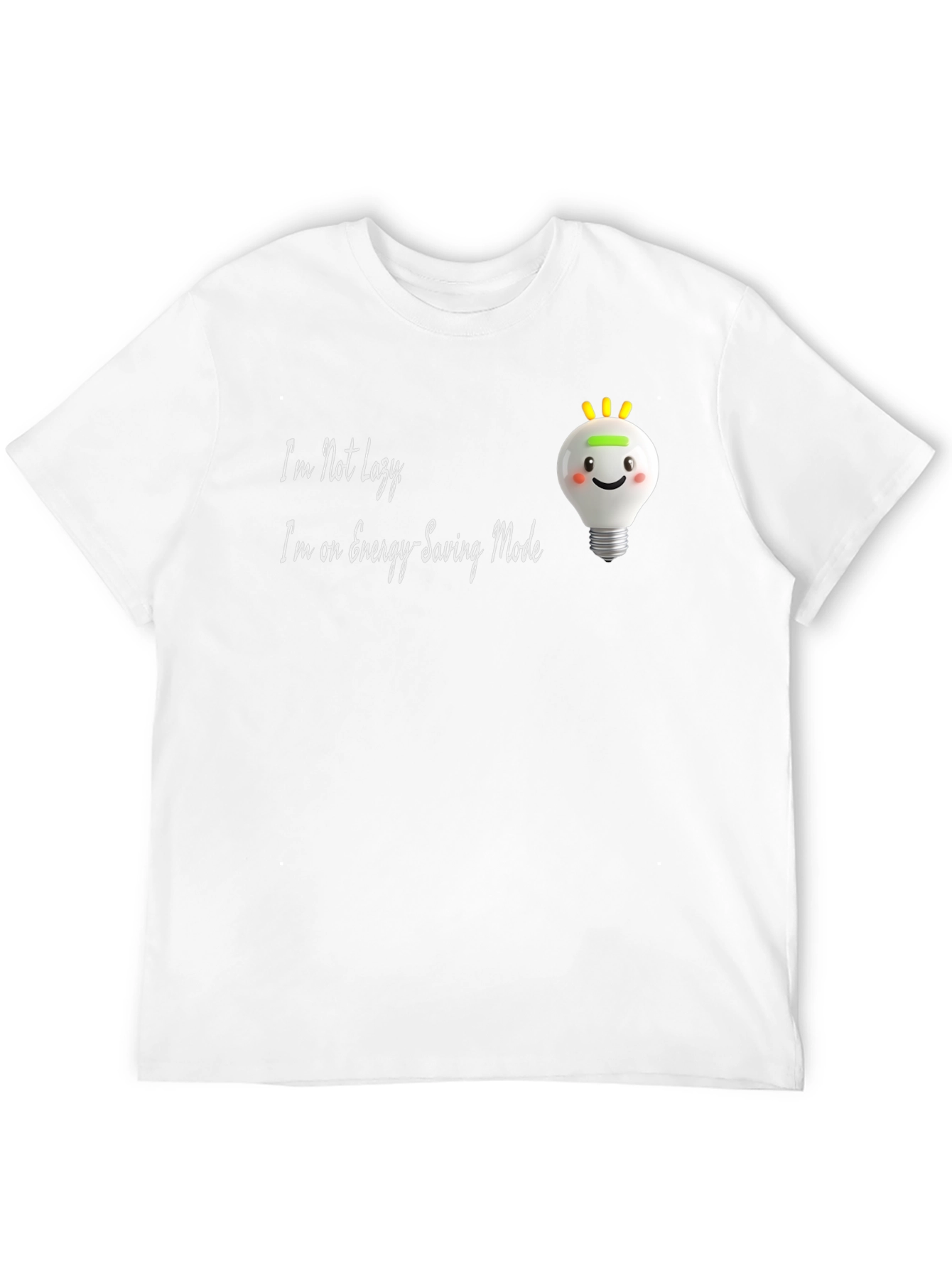 Funny Energy Saving Mode Graphic Tee