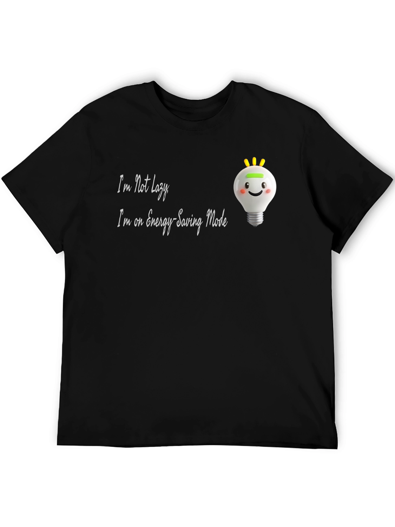 Funny Energy Saving Mode Graphic Tee