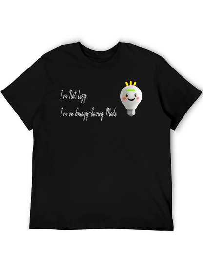 Funny Energy Saving Mode Graphic Tee