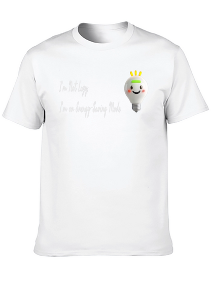 Funny Energy Saving Mode Graphic Tee