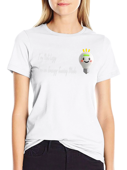 Funny Energy Saving Mode Graphic Tee
