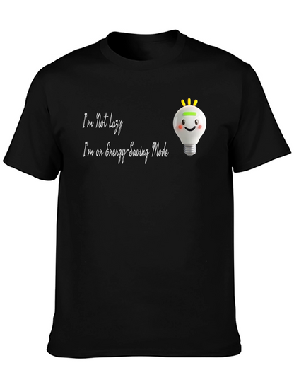 Funny Energy Saving Mode Graphic Tee