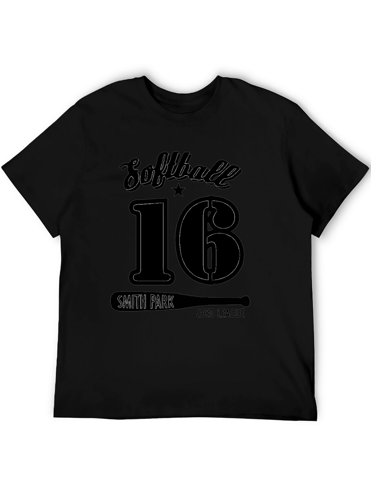 Softball 16 T-Shirt - Smith Park Coed League Tee