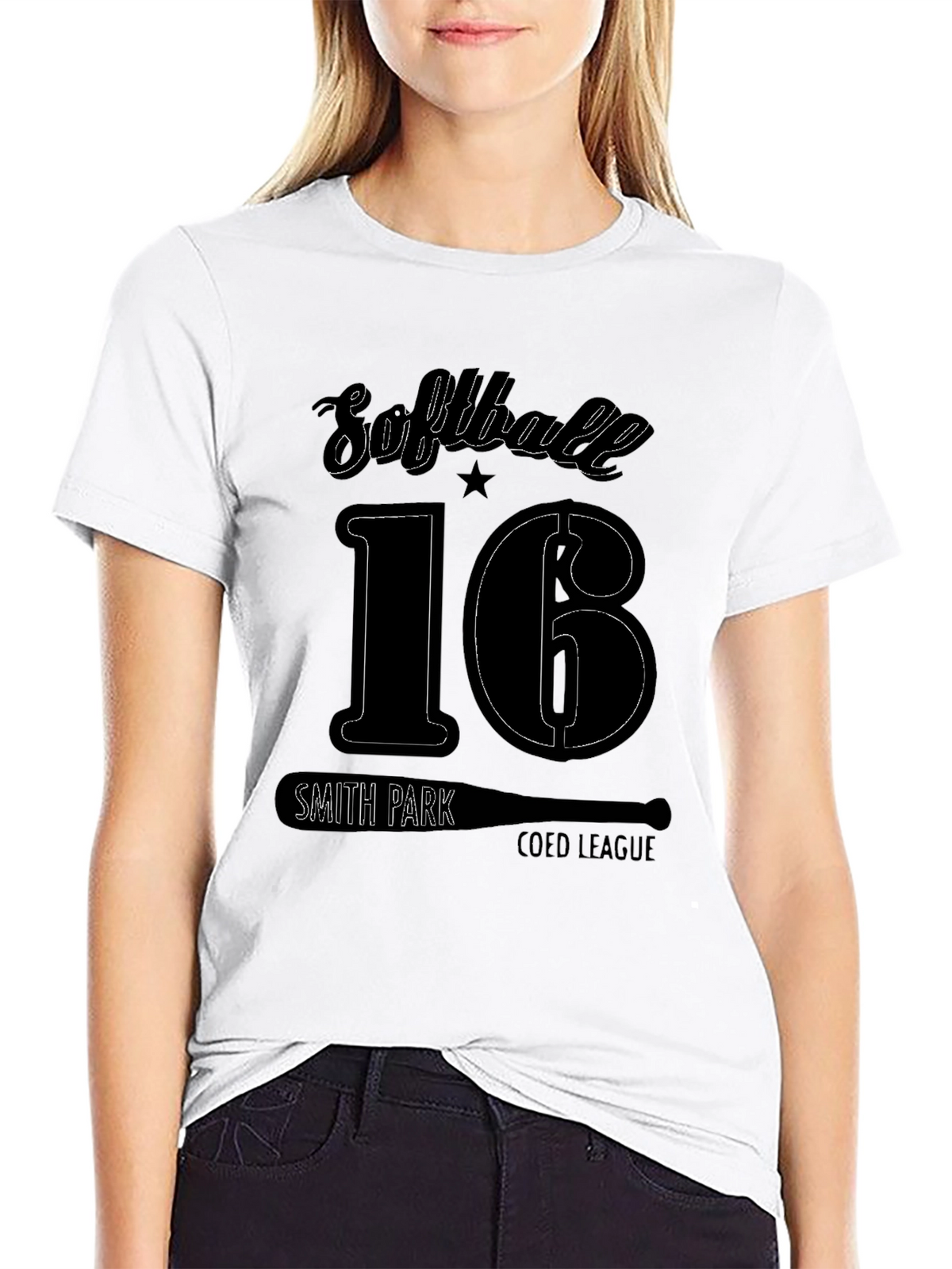 Softball 16 T-Shirt - Smith Park Coed League Tee