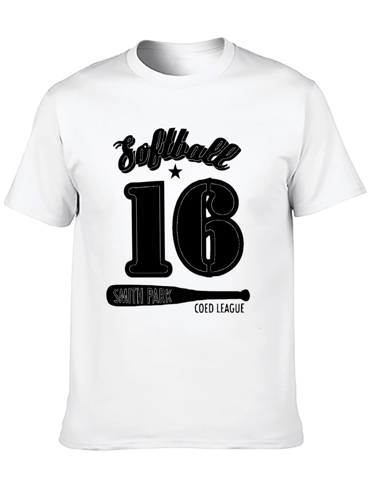 Softball 16 T-Shirt - Smith Park Coed League Tee