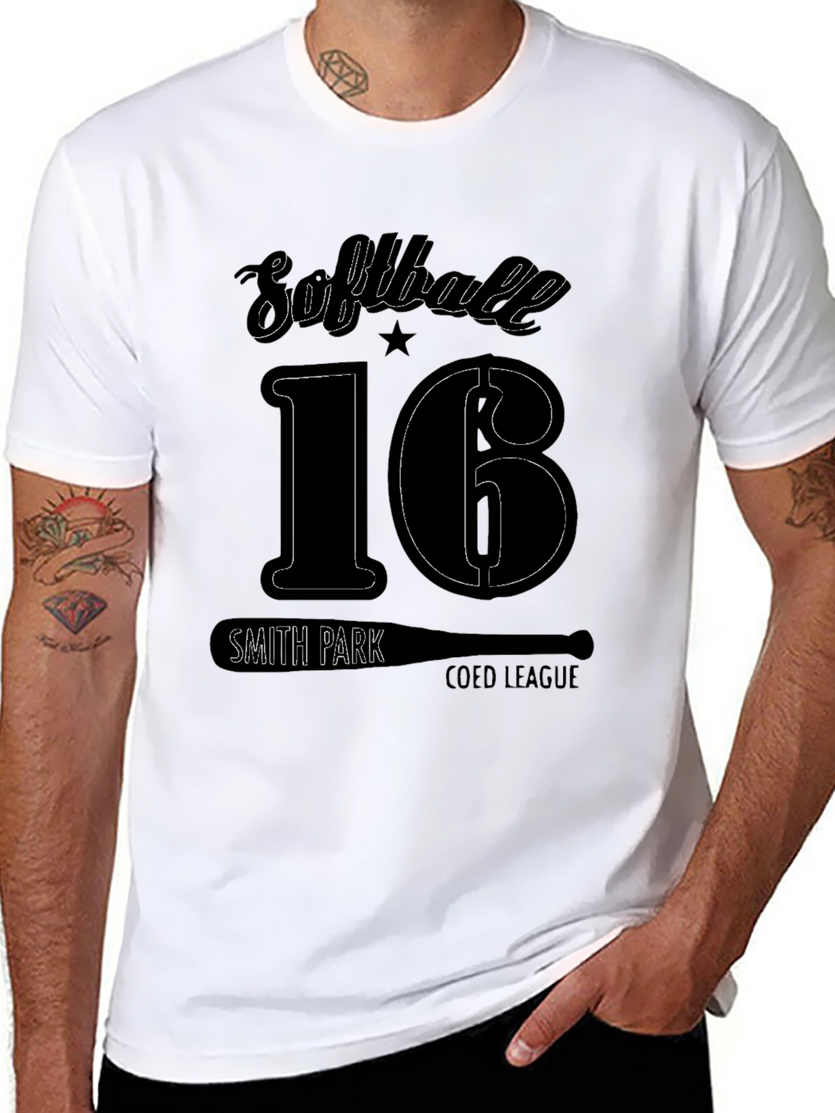 Softball 16 T-Shirt - Smith Park Coed League Tee