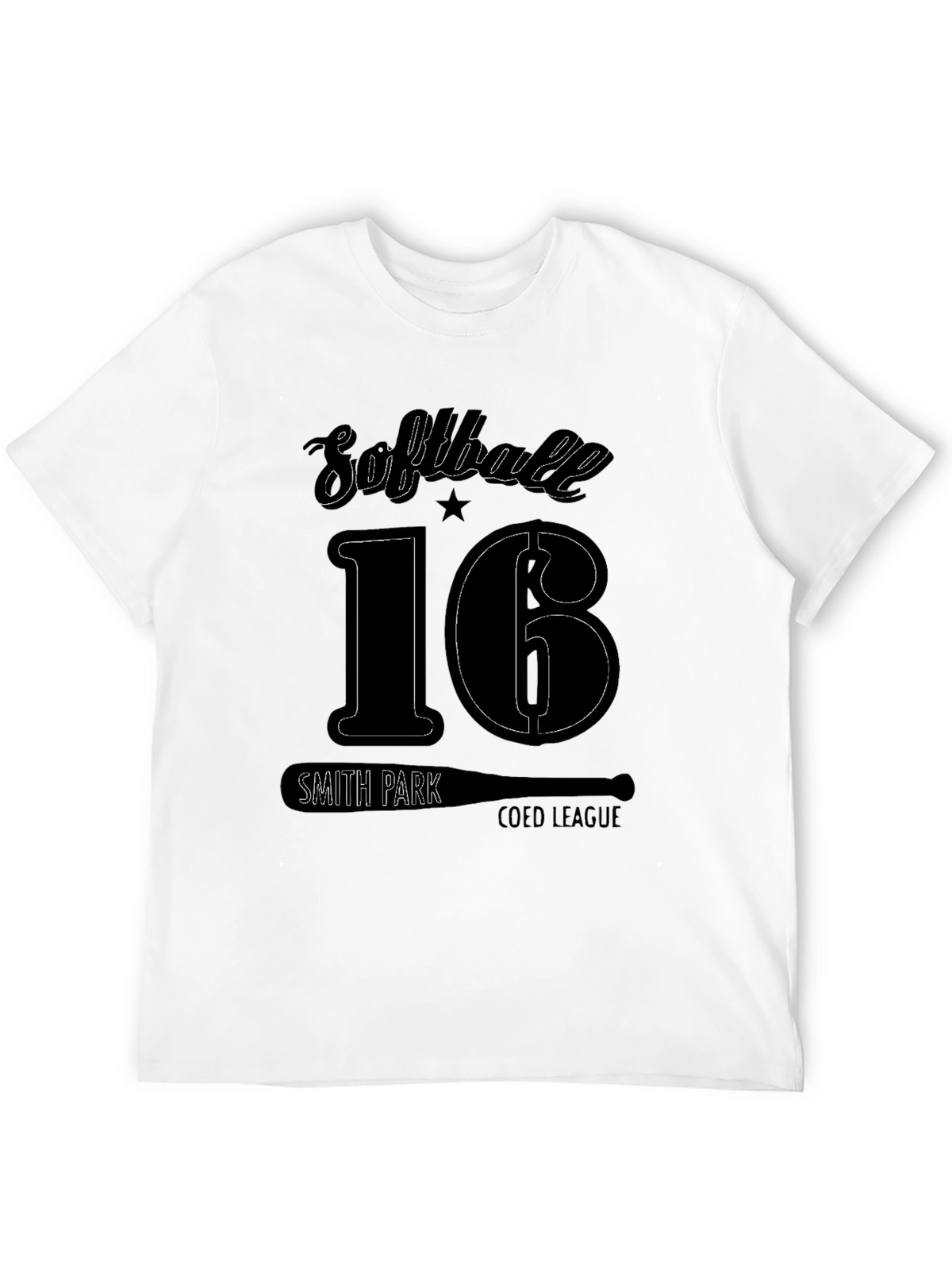 Softball 16 T-Shirt - Smith Park Coed League Tee