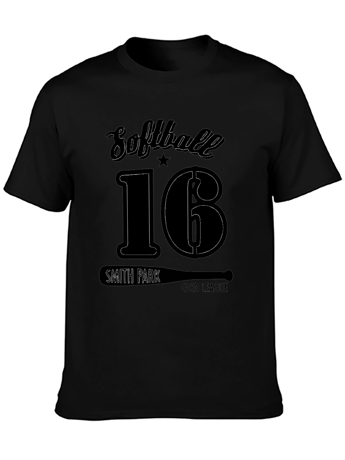 Softball 16 T-Shirt - Smith Park Coed League Tee