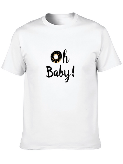 Oh Baby! Donut Graphic Tee - Black