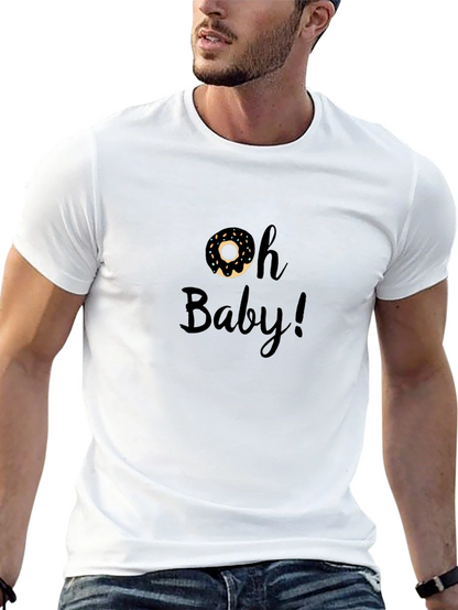 Oh Baby! Donut Graphic Tee - Black