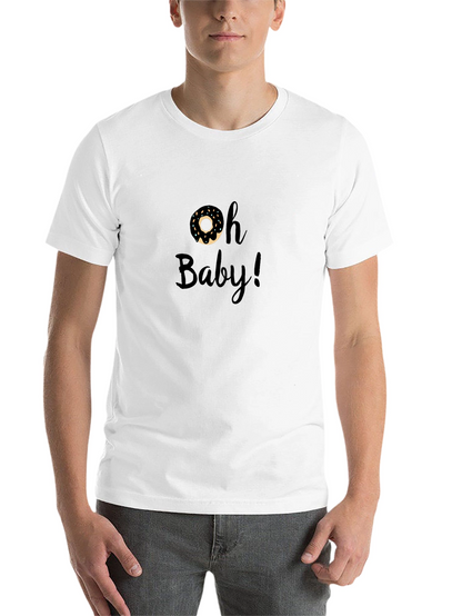 Oh Baby! Donut Graphic Tee - Black