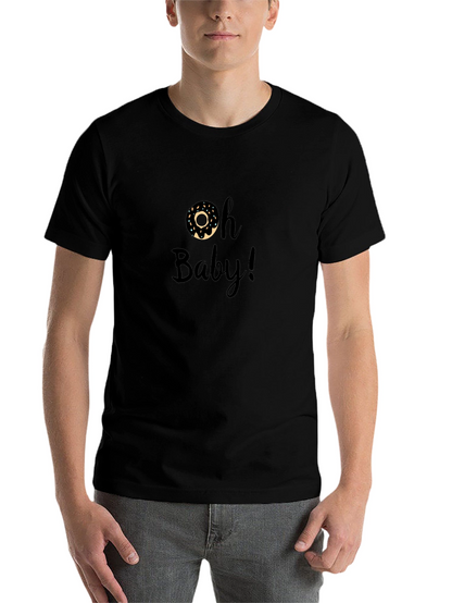 Oh Baby! Donut Graphic Tee - Black