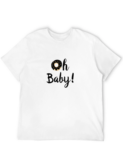 Oh Baby! Donut Graphic Tee - Black