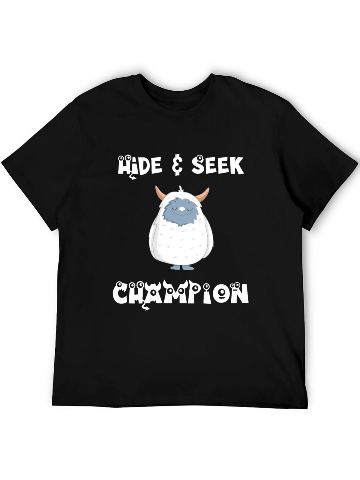 Hide & Seek Champion T-Shirt - Yeti Design