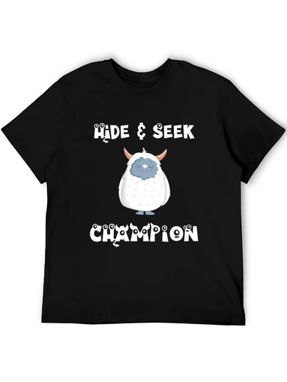 Hide & Seek Champion T-Shirt - Yeti Design