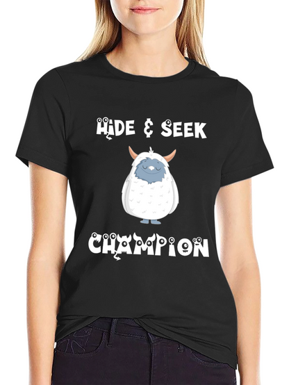 Hide & Seek Champion T-Shirt - Yeti Design