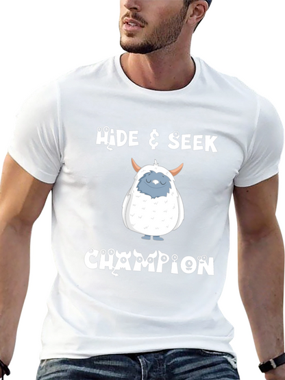 Hide & Seek Champion T-Shirt - Yeti Design