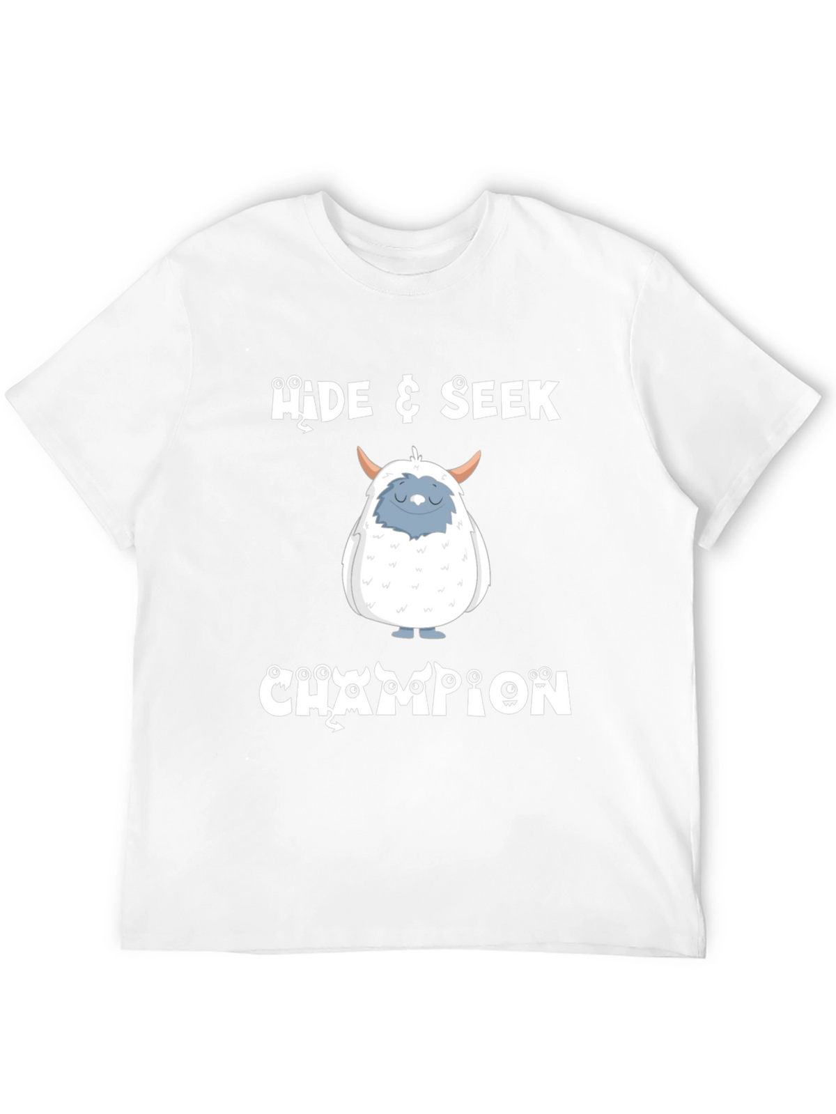 Hide & Seek Champion T-Shirt - Yeti Design