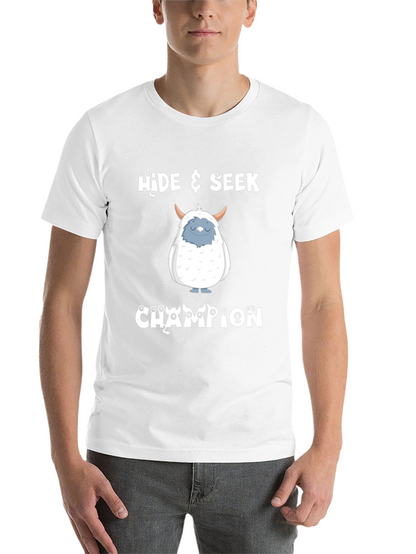 Hide & Seek Champion T-Shirt - Yeti Design
