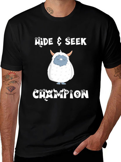 Hide & Seek Champion T-Shirt - Yeti Design