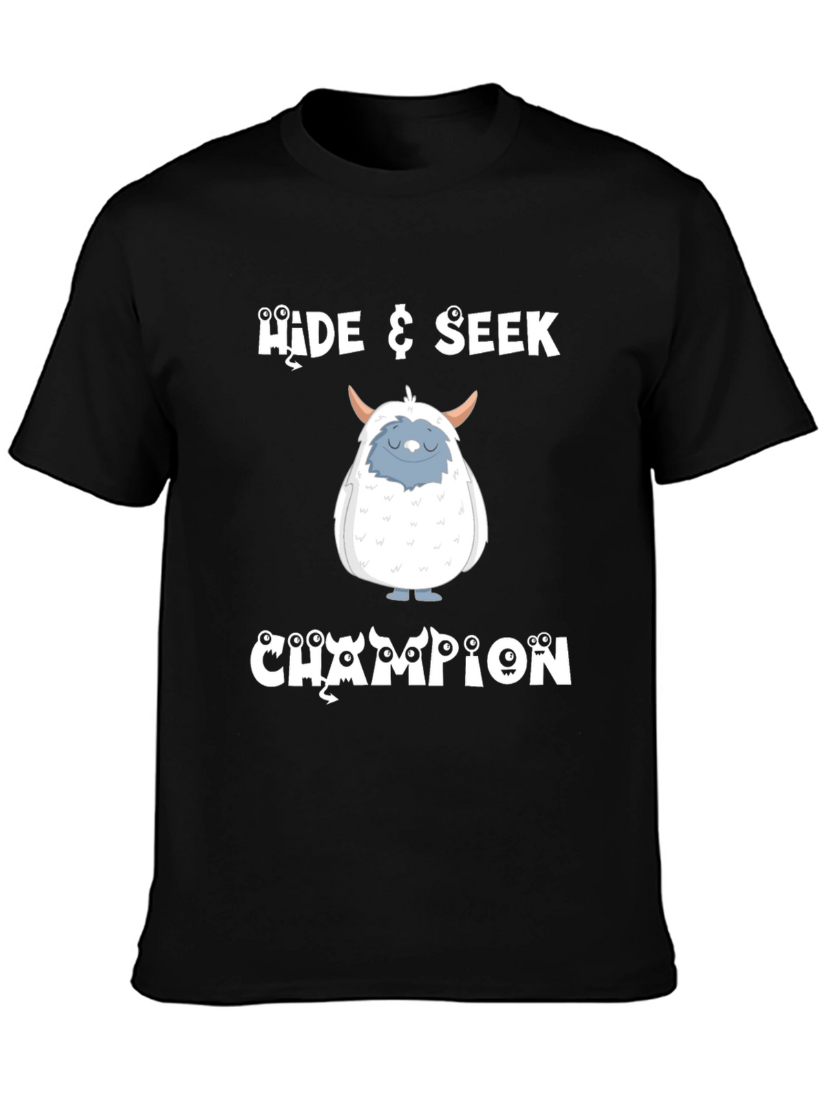 Hide & Seek Champion T-Shirt - Yeti Design
