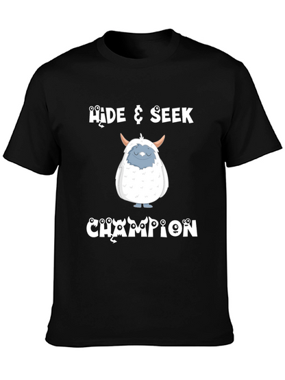 Hide & Seek Champion T-Shirt - Yeti Design