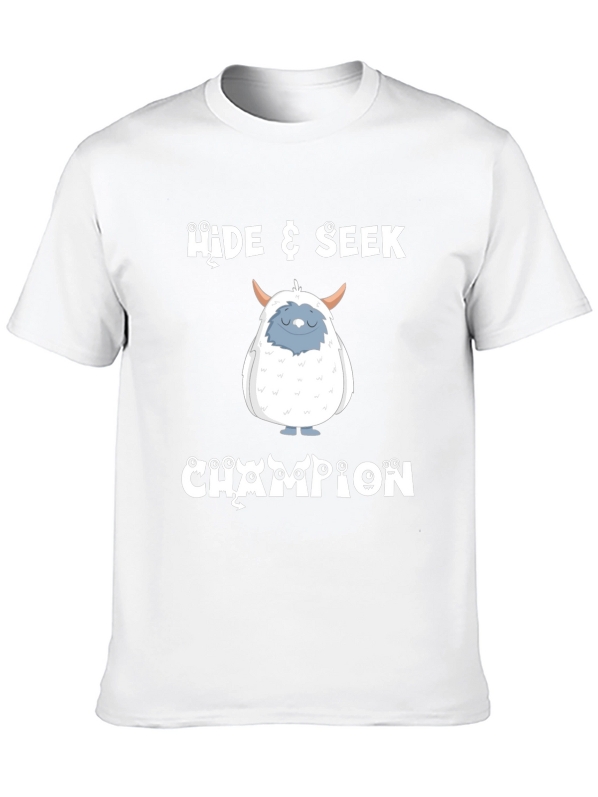 Hide & Seek Champion T-Shirt - Yeti Design
