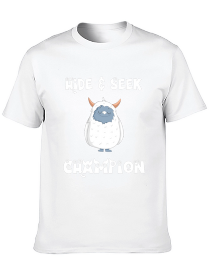 Hide & Seek Champion T-Shirt - Yeti Design