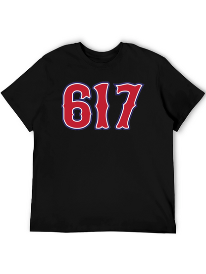 617 Boston Area Code Graphic Tee