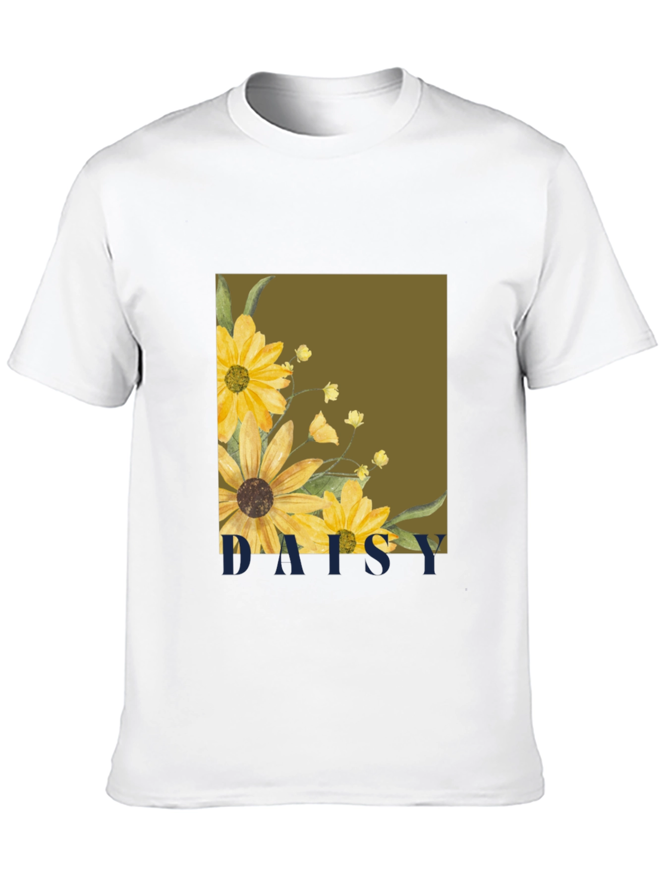 Daisy Graphic Tee - Stylish Floral Print T-Shirt