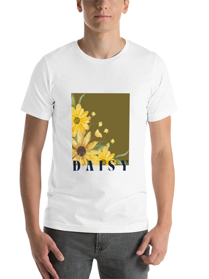 Daisy Graphic Tee - Stylish Floral Print T-Shirt