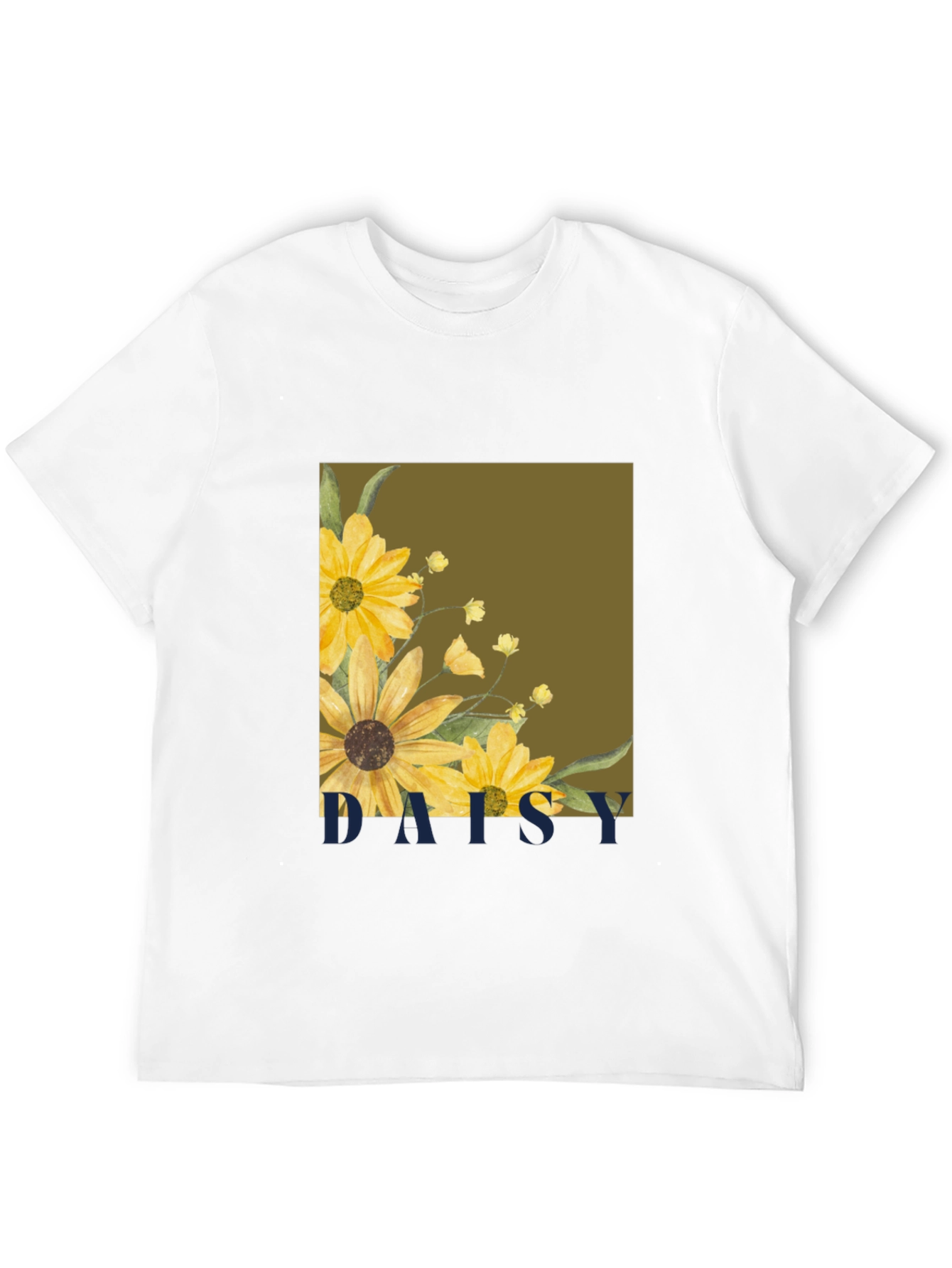 Daisy Graphic Tee - Stylish Floral Print T-Shirt
