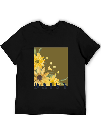 Daisy Graphic Tee - Stylish Floral Print T-Shirt